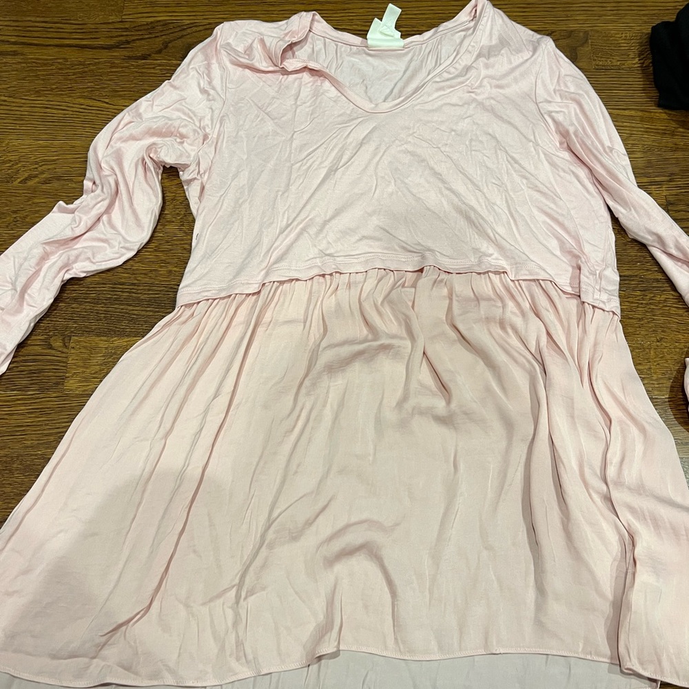 V-Neck Babydoll Top